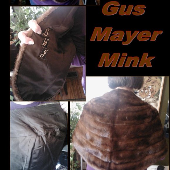 1940’s – 1950’s mink stole by Gus Mayer - Picture 1 of 10